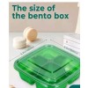 Unbranded 4 Plastic Bento Take Out Container Square Lunch able