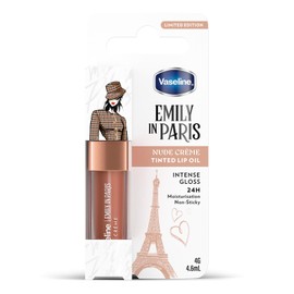 Emily in Paris Vaseline - Bálsamo Labial Líquido Color Nude (3.5 g), Humectación hasta por 24 horas, Nude Creme                                       