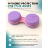 SPORTS WORLD VISION 3PC Purple Macaroon Contact Lens Case |