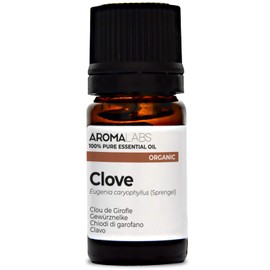 BIO - Clove Essential Oil - 5mL - 100% Pure, Natural, Chemotyped and AB Certified - AROMA LABS (French Brand)