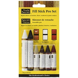 Wood Scratch Repair Fill Stick for Various Surfaces (Set of 6), Great for Touch-Ups and Repairs on Hardwoods Floors, Furniture, Cabinets and Plastic Surfaces.