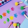 20 Pcs Foam Brush Sponge Brush Round Sponges Brushes Set