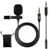 AxcessAbles Lavalier Clip-On Microphone with 5ft TRRS 3.5mm Cable and