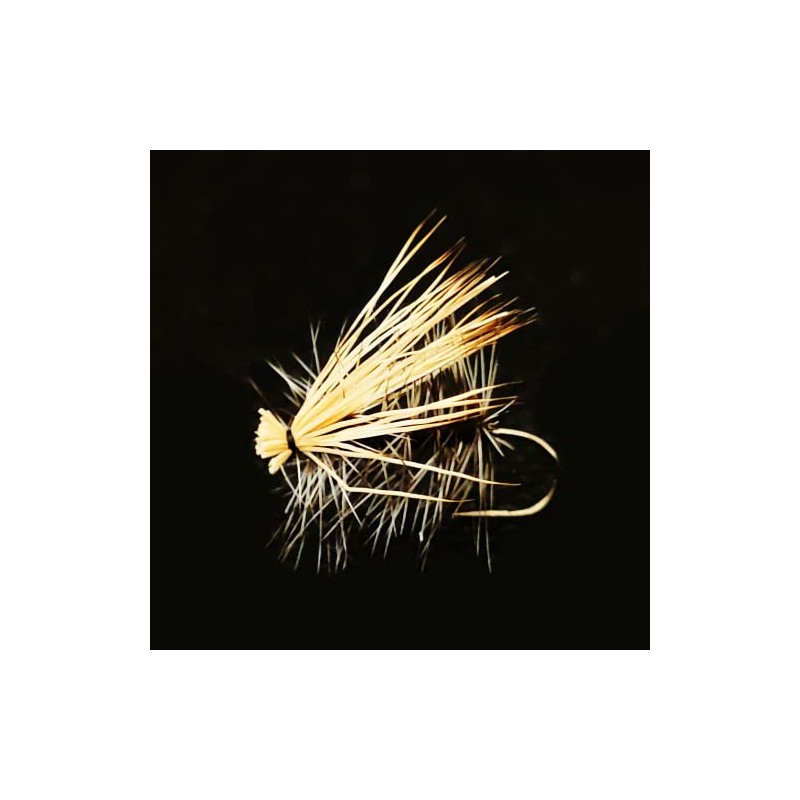 river peak Elk Hair Cadiz (Bleach) Barbless by Domestic Proteyer
