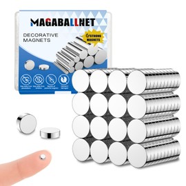 MAGABALLNET 100 Pack 3×1mm Strong Mini Magnets,Neodymium Magnets,Magnet for Fridge,Notice Boards,Cupboard,Crafts,Whiteboard,Door