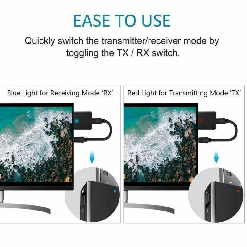 Unbranded 3 in 1 USB Bluetooth 5.0 Audio Transmitter/Re