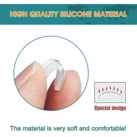 5 Pairs Clear Silicone Eyeglass Nose Pads,1.5mm Anti Slip Nosepads with Sticky Backing for Glasses, Soft Nose Grips for Glasses and Sunglasses Eyeglasses Care Repair Kits