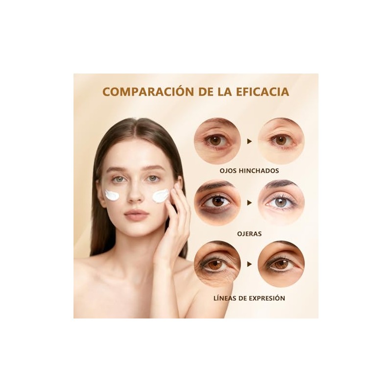 WEUD Contorno de Ojos con Retinal, Péptidos y Probióticos, Crema