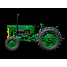 Oliver Model Super 55 Tractor New Metal Sign: Lg. Size, 12x16" & Free Ship