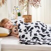 yescool Weighted Blanket 10 Pounds Cooling Weighted Lap Blanket, Cow