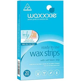 Ready To Use Body Strips 20pk Professional Large Pre Waxed Strips for Salon Quality Waxing from your Home