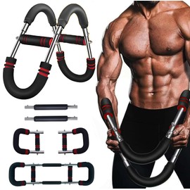 Arm Trainer for Men, 70-110lbs Adjustable Resistance for Chest, Arms & Full-Body Workouts, Arm Trainer, Chest Workout Equipment, Compact, Portable Home Fitness Equipment (70-110lbs Red)