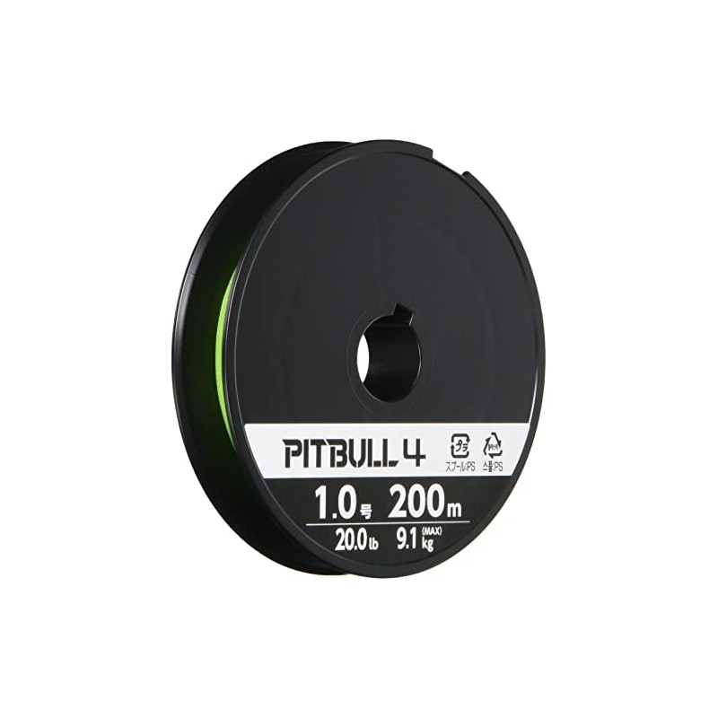 Shimano PL-M64R PE Pitbull Braided Line, 4-braid Type, 218.7 yd