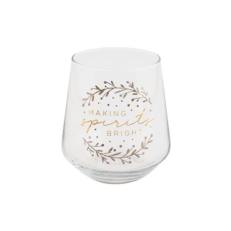 Karma Gifts, Chic Stemless Wine Glass, Stemless Glasses Housewarming Gift,