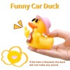 CoFuBcad 2.75" Yellow Duck Dashboard Decoration, Duck Car Ornament Cute