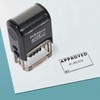 Printtoo Self Inking Office Document Dater Stamp with Approved by