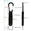 REHTAEL Paracord Keychain with Carabiner- Military Braided Paracord Carabiner Keychain