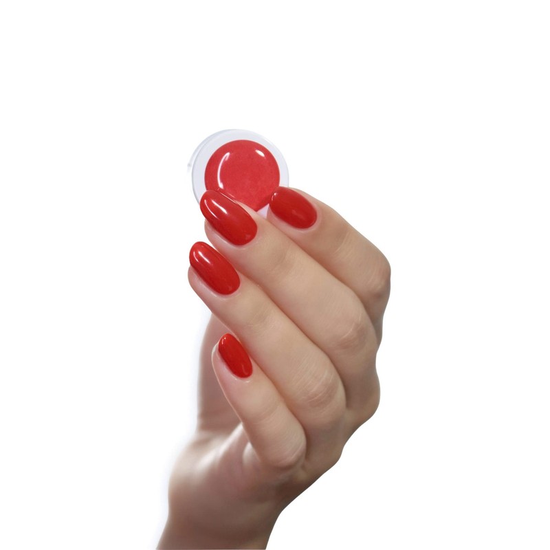 alessandro Striplac Peel or Soak, Vegan, Ruby Red LED Nail