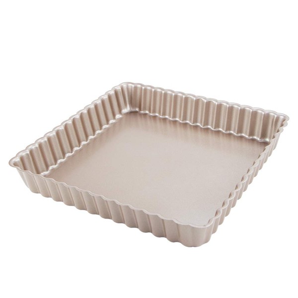 Webake Square Tart Pan, 9 by 9 Inch Tart Tin