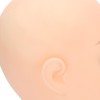 Mannequin Head Bald Training Heads PVC Manikin Head Cosmetology Mannequin