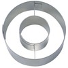 Staedter Letter O Cookie Cutter, Silver