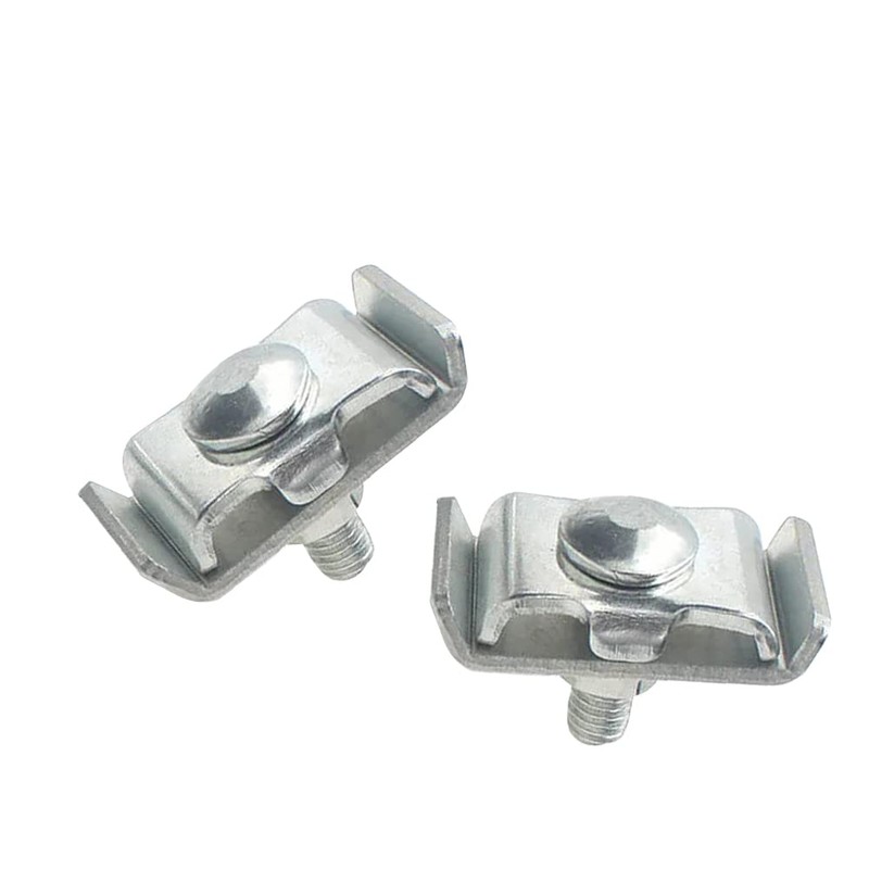 Gridwall Joining Clips, JruiZhp 10 Pcs Silvery Wire Grid Panel