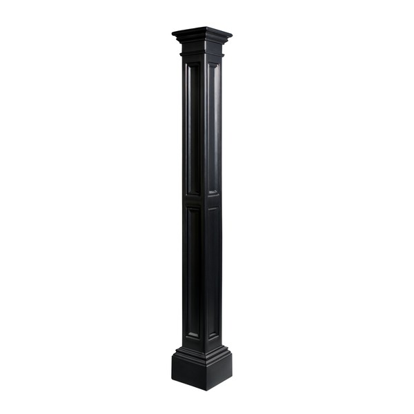 Mayne 5838-BK Liberty Outdoor Lamp Post, 9.5x9.5, Black
