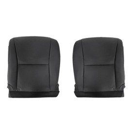 NLQR Front Driver and Passenger Bottom Replacement Perforated Seat Covers Black LC20 LB20 or LA20C Compatible with Lexus RX350 RX450h 2010-2015