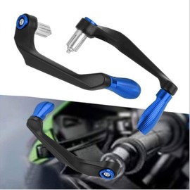 ONGMEIL Universal New 100% Aluminum Brake Clutch Lever Handguard Protector Handguard Motorcycle Racing Dirt Bike Handguard 22mm Suzuki Kawasaki Honda Z1000 Yamaha (Black)