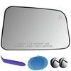 EAP Passenger Side Mirror Glass Compatible with Ford Edge 2007-2010,