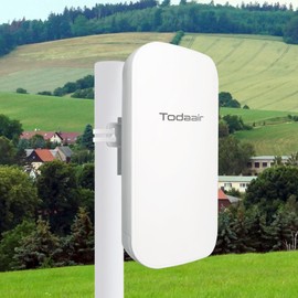 2025 Outdoor WiFi Extender，WiFi Booster | AI Watchdog | Repeater&AP Mode｜IP65 Weatherproof | Up to 1200Mbps Dual Band WiFi Repeater