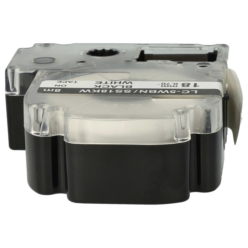 vhbw 2x Label Tape Cassette Compatible with Epson LabelWorks LW-1000P,