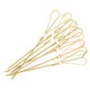 Karat Earth 6" Bamboo Heart Looped Skewer - 5,000 ct