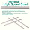 Reversible Electric Planer Blades 82mm, Durable Stainless Steel Planer Blades