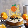 1 pieza de decoración para tarta de bebé con purpurina