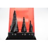 BAER Step Drill Bit Set 4-30 mm (4-12) (4-20) (6-30),