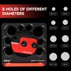 AmaCielo High Speed Carbide Inserts Inch 8 Hole Adjustable Dowel