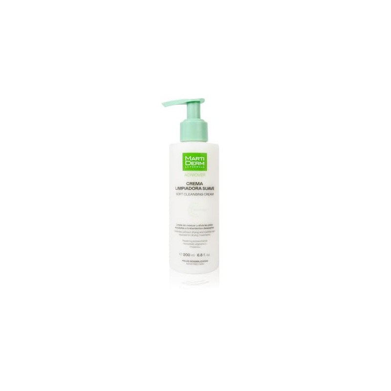 MartiDerm Acniover Crema Limpiadora Suave Limpia Sin Resecar Y Alivia