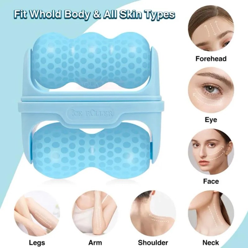 Dispositivo De Belleza Porttil Ice Roller De Doble C -