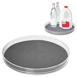 Spectrum Lazy Susan Organizer, Hexa Grande 14.5" - Lazy Susan Turntable for Cabinet, Refrigerator, Pantry, Table, & Shelf - Rotating & Spinning Pantry Organization - Spice Rack Storage for Fridge