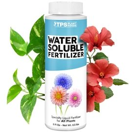 Water Soluble Fertilizer, Complete Liquid Water Soluble Plant Food, 8 oz (250mL)