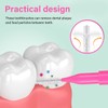 Healvian 100 Piezas Cepillos Interdentales PortáTiles Para Ortodoncias,Cepillos De Interdentales,Palillos