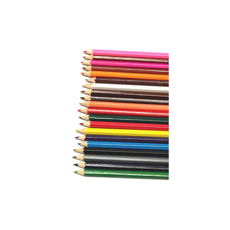 Arpan 24 Colouring Pencils Full Size Assorted Colours Supplied x