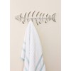 Decorative Fish Bones Wall Mount Towel Rack by Comfify -