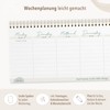 KIND OF HAZEL Desk Calendar 2026 Landscape Weekly Planner with