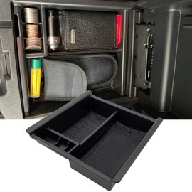JOJOMARK Compatible with Toyota Tacoma Accessories Center Console Tray Organizer Armrest Box Secondary Storage Fits for Tacoma 2023 2022 2021 2020 2019 2018 2017 2016 (Black)