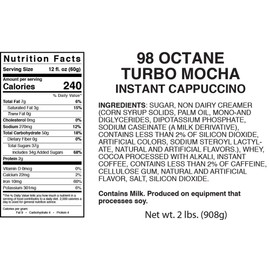 Cappuccino Supreme 2 lb bag Turbo Mocha Instant Cappuccino Mix