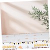 COLLBATH Dinner Tablecloth Waterproof Plastic for Home Decor Construction Theme