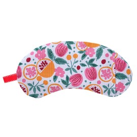 Natural Materials, Salt Power, Warm with the Power of Mung Beans, Salt Eye Pillow, Pomegranate, Gray, Large, 11.4 x 5.1 x 0.6 inches (29 x 13 x 1.5 cm), Wrap Your Eyes Tightly, Relax with the Scent of