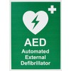 Seco AED Sign, Automated External Defibrillator 150 x 200 mm,